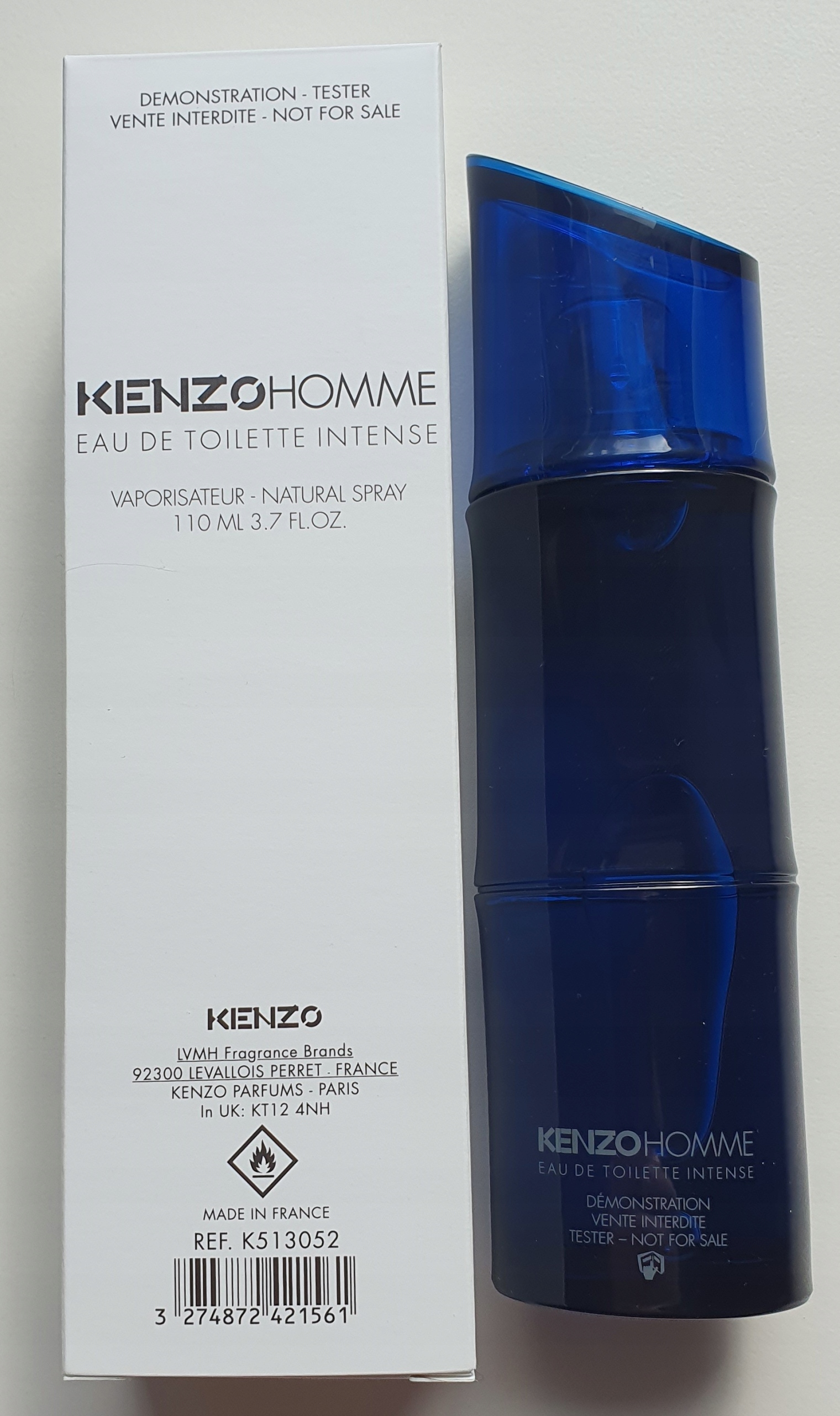 Kenzo Homme Intense Toaletní voda - Tester